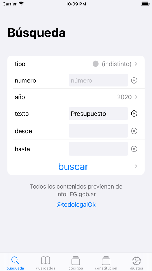 #1. Todo Legal (iOS) 由: German Buela