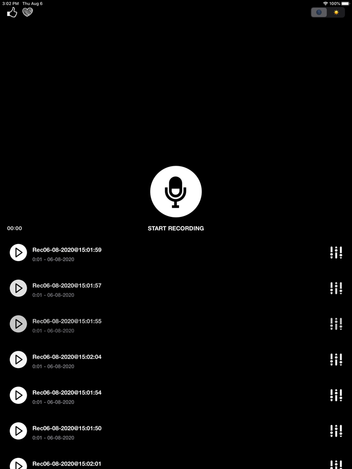 مسجل الصوت مع تغيير الصوت