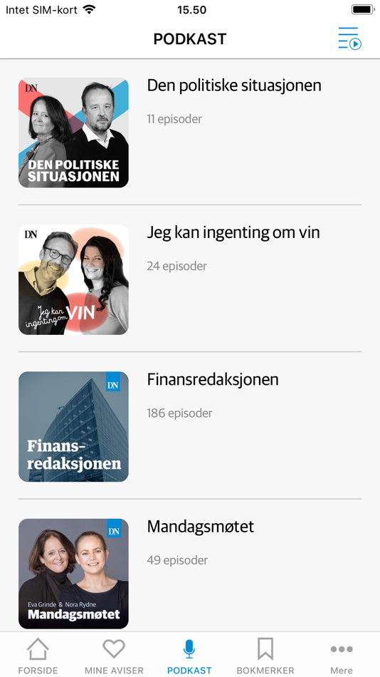 #4. DN Eavis (iOS) 由: Dagens Næringsliv AS
