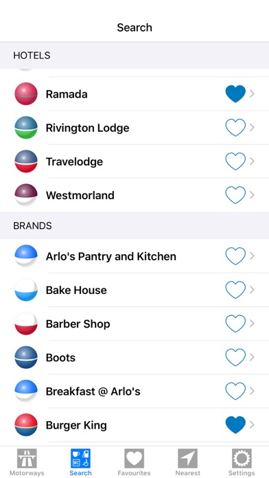 Motorway Services GB Screenshot