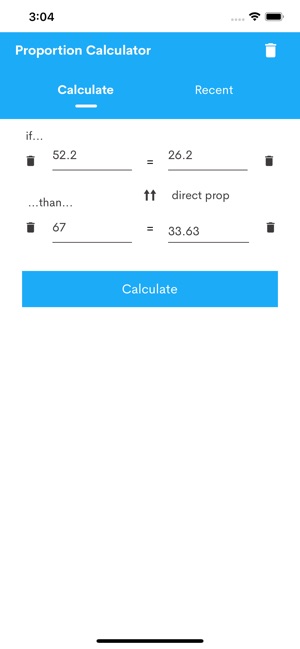 Proportion/Ratio Calculator on the App Store