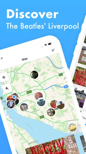 Screenshot von Liverpool Map Of The Beatles auf dem iPhone 1