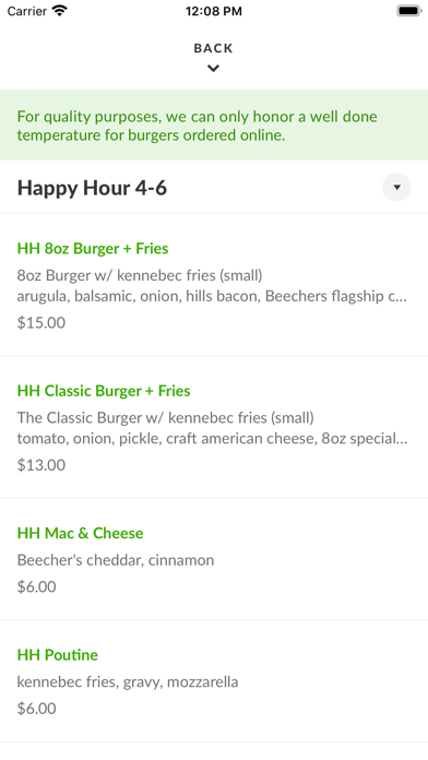 8oz Burger & Co. Screenshot