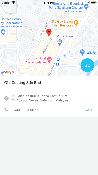 YCL Coating Sdn Bhd Screenshot