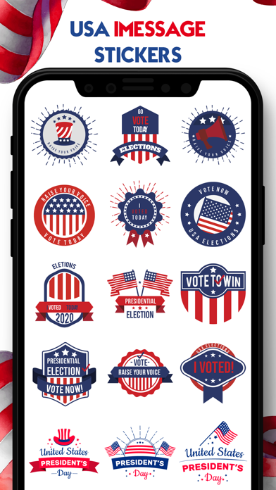 United States Stickers Screenshot