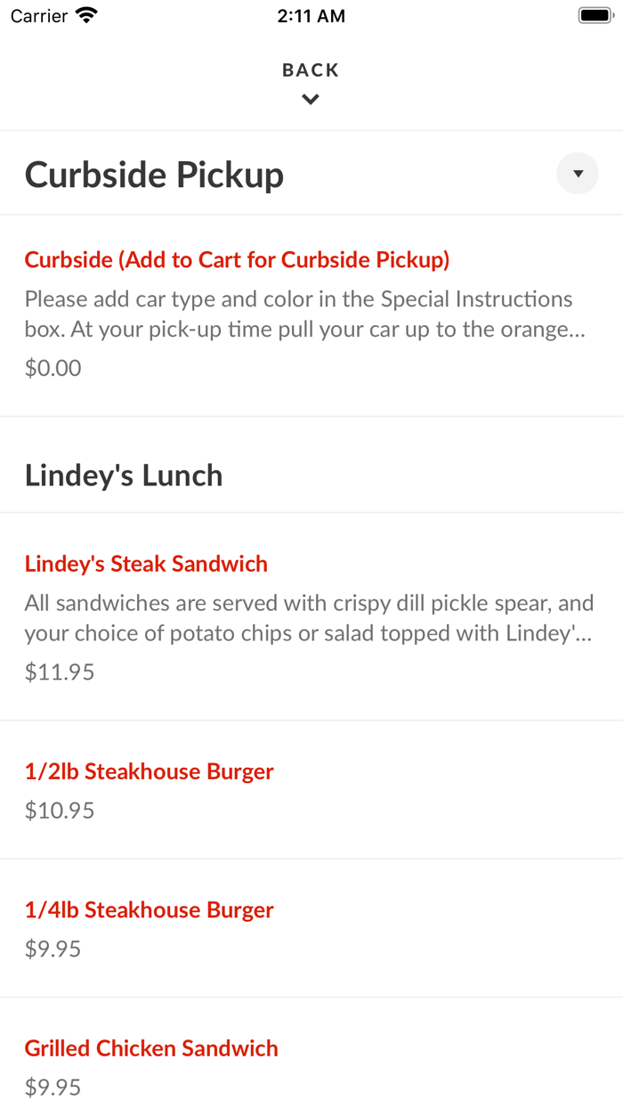 Lindeys Prime Steak House