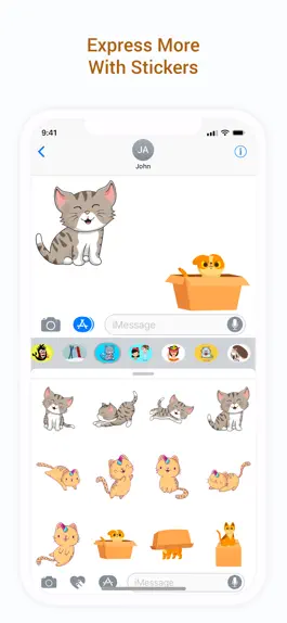 Game screenshot Cute Cat Chat Funny Stickers hack