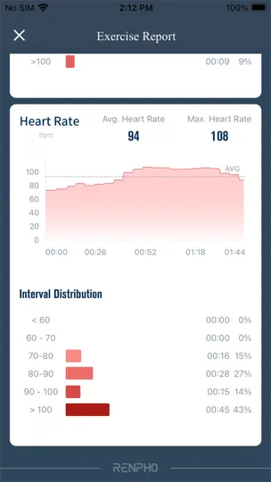 Captura de pantalla de AI Gym en iPhone 5