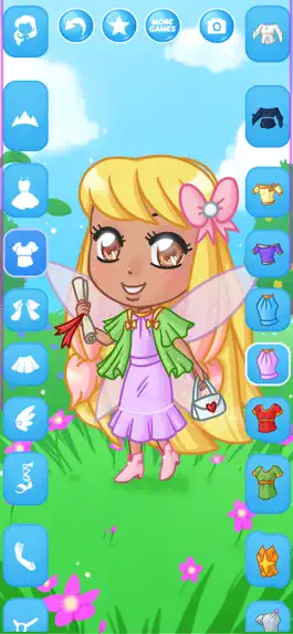 Game screenshot Chibi Angel Dress Up - Girls apk