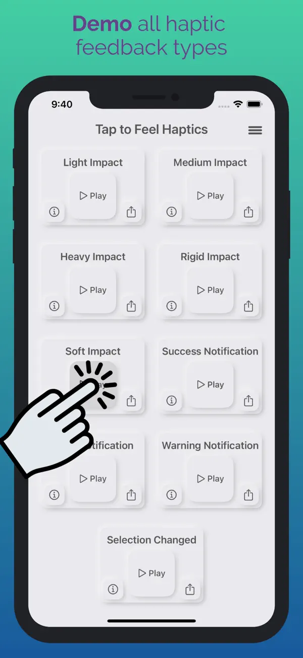 #1. Haptic Haven (iOS) Bởi: David Jacobsen