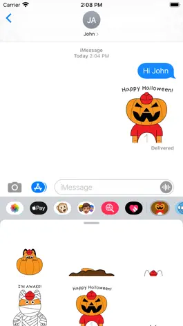 Game screenshot Fun Fact Halloween Stickers mod apk