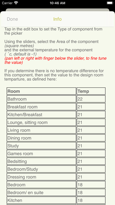 iHeatLoss Screenshot