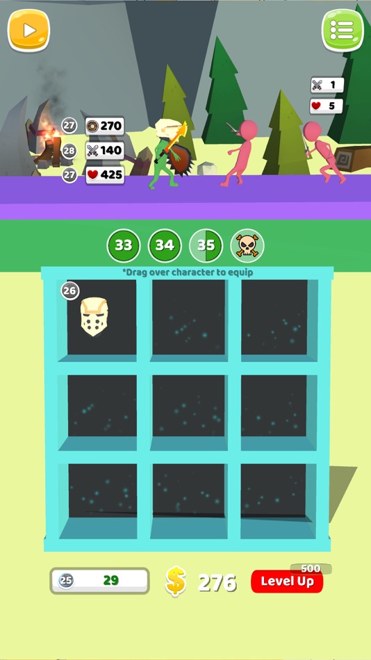 #3. Stickman Merge (iOS) 由: Zoomzo Games OU