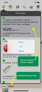 Menu Minder - To Do Reminders screenshot #4 for iPhone