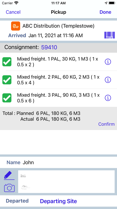 CargoWise Land Transport Screenshot