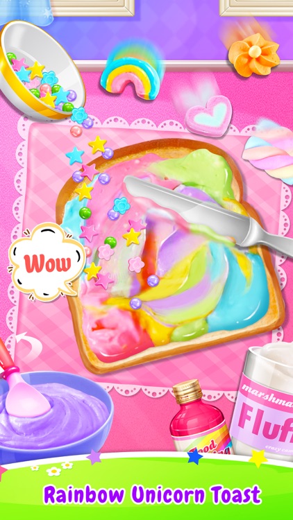 Unicorn Food Art Design