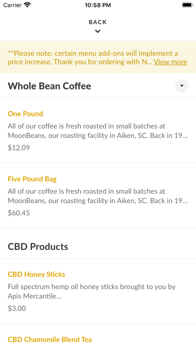 How to cancel & delete New Moon Cafe SC from iphone & ipad 3