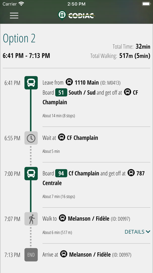 #8. Codiac Transpo (iOS) 由: City of Moncton