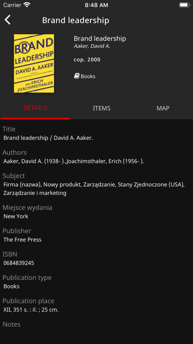 WSIiZ Rzeszów - mPROLIB Screenshot