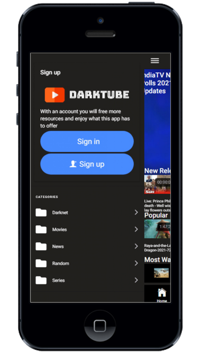 DarkTube Screenshot