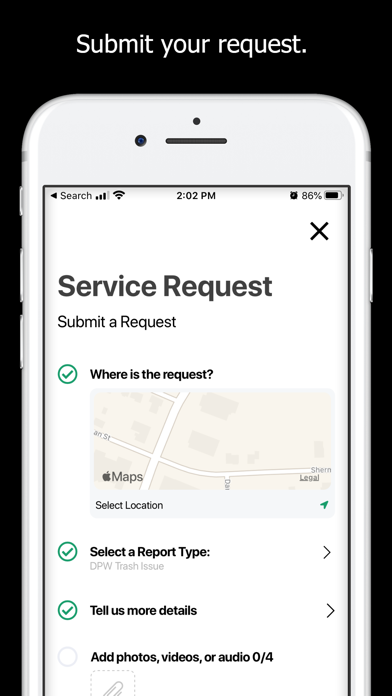 Town of Canton MA 311 Screenshot