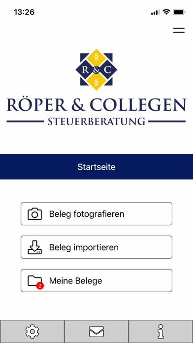 Röper & Collegen Steuerberater Screenshot