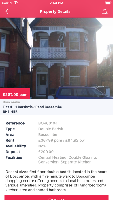 DWP Housing Screenshot