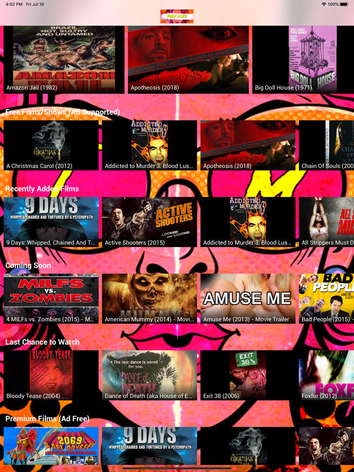 Trashy Horror Movies