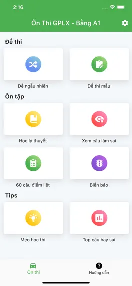 Game screenshot Ôn Tập Thi GPLX mod apk