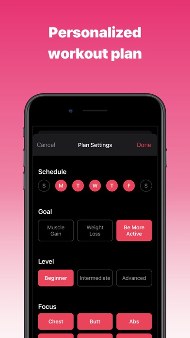 FitWomen: Home & Gym Workout Screenshot