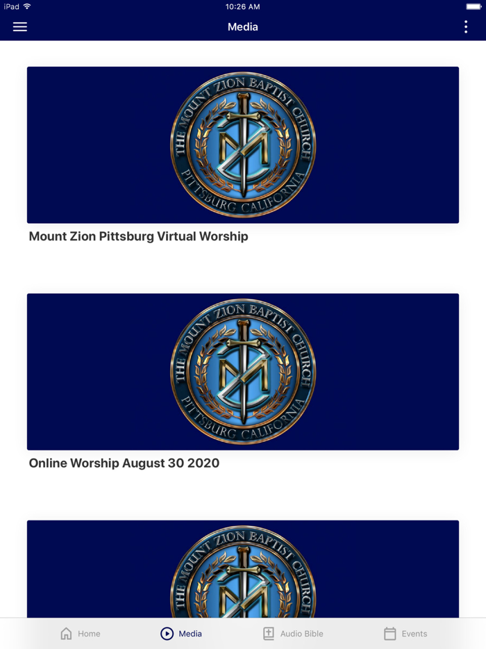 The Mount Zion Baptist Church