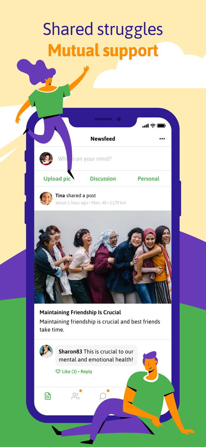 Happy - friendship and community