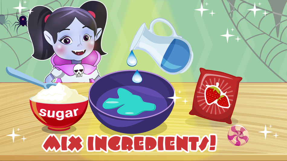 #1. Vampire candy party (iOS) 来自: Emilia Eritsyan