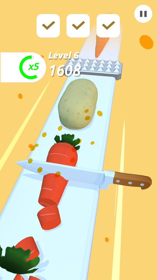 #4. Perfect Slice: Chop Vegetables (iOS) 由: Suhail Ahamed