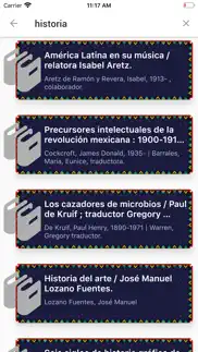 biblioteca solón argüello iphone screenshot 4