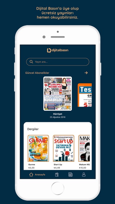 Screenshot #1 pour Dijital Basın
