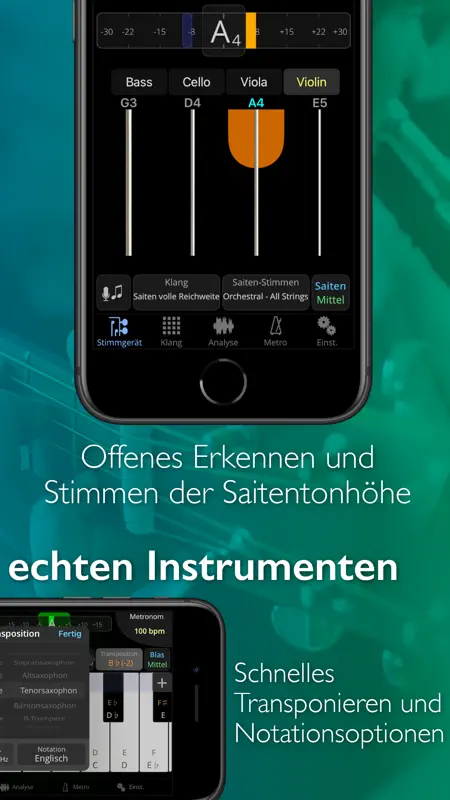 TonalEnergy Tuner & Metronome screenshot 4 of 5