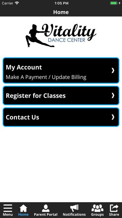 Vitality Dance Center Screenshot 2 - AppWisp.com Vitality Dance Center Screenshot 2 - AppWisp.com