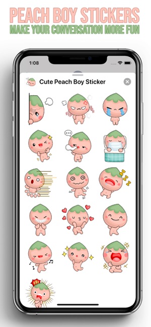 Peach Boy Sticker(圖2)-速報App