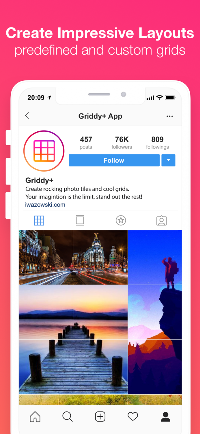 Griddy Plus Split Pic in Grid