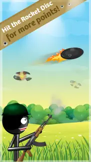 stickman skeet shooting iphone screenshot 4