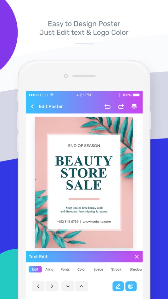 #4. Poster Maker - Flyer Maker (iOS) 由: divyesh khunt