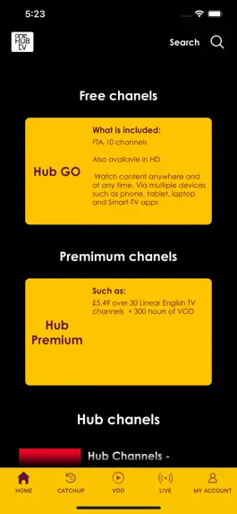 Game screenshot One Hub TV apk