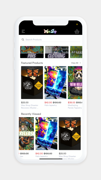 Waz Shop Screenshot