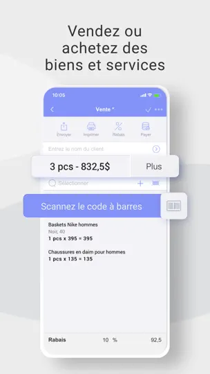 Capture d'écran de Gestion D’Inventaire | Ventes sur iPhone 2