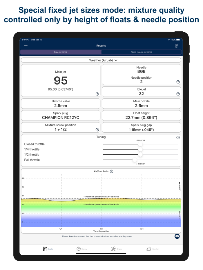 Jetting Briggs LO206 Kart