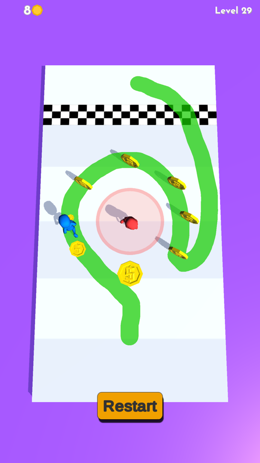 #4. Don't Touch Me 3D (iOS) 由: Clap Clap Games