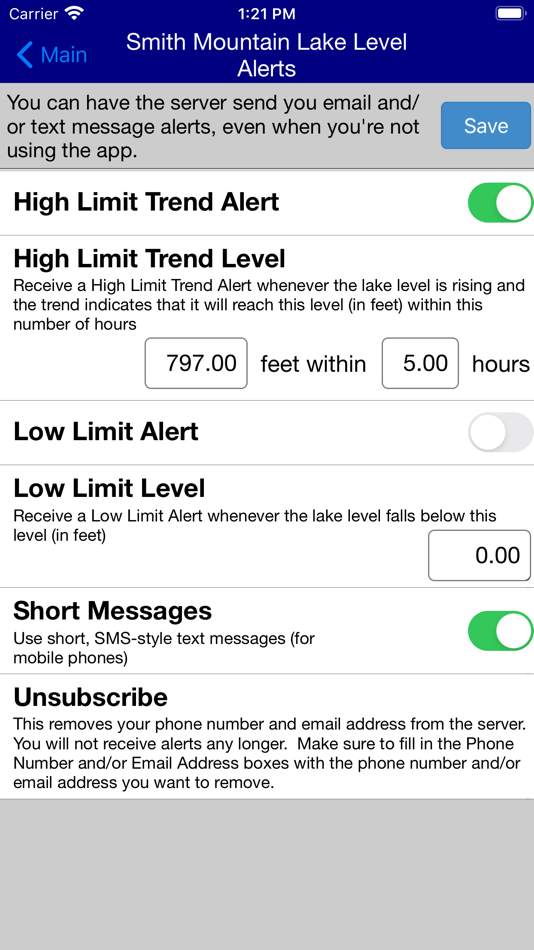 #5. Smith Mountain Lake Level (iOS) 由: Shawn Lipscomb