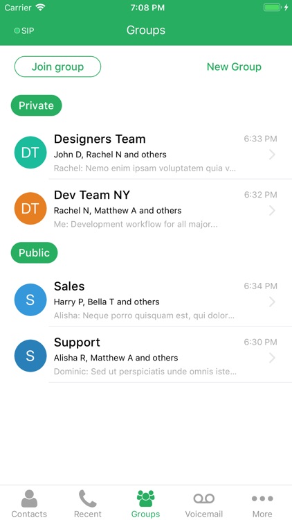 Zultys MX Mobile screenshot-5