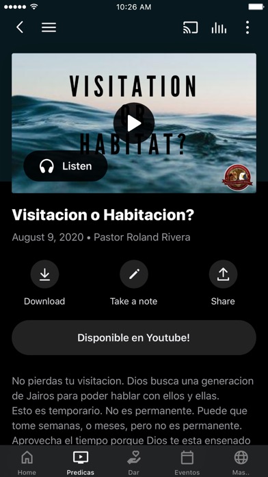 Ministerio Mana Screenshot